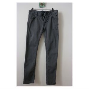 Zara Mens Grey Pants Jeans Slim Fit